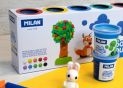 Plastilina Milan 10 culori x 85g 913510B