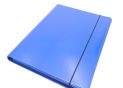Mapa cu elastic Elegant A4 (carton/albastra) EL30728-02