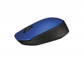 Mouse Wireless Logitech M171 Blue, Optical Mouse for Notebooks, Nano receiver,  Blue, Retail LO 910-004640