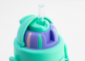 Sticla de apa 450 ml (plastic) cu pai MX61331