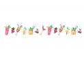 Banda decorativa cu imprimeu 15mm x 3m.Cu aroma de ciocolata MX61985