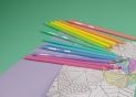 Creioane color Kores 12cul PASTEL (triunghiulare/3mm) K93311