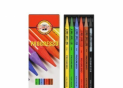 Creioane color Koh-i-Noor 6cul Progresso KH8755