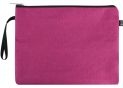 Mapa cu fermoar textil B5 28*22cm (roz) O95213