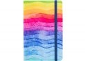 Agenda nedatata A5 128 foi cu elastic Rainbow,mate O27190