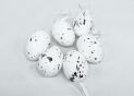 Ou decorativ polistiren set 6b (alb/rosu) ML1-135
