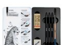 Creion grafit 3buc fara lemn (HB,4B,8B) cutie metal (ascuțitoare+radiera+pensula) 07168103C