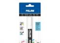 Marker Fluoglass Milan alb 2-4mm blister BWM10385