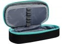 Penar 1 fermoar oval cu clapa Maxi, 20x9x5cm,negru MX85553