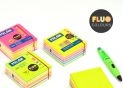 Notite autoadezive Milan 76x76mm/400foi (6 culori neon) 4155400