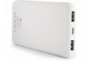 Power Bank Optima 4110, 8000 mAh, 2 * ieșire USB, 5V 2.1A, alb O74110