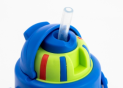 Sticla de apa 450 ml (plastic) cu pai MX61330