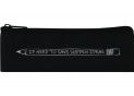 Penar 1 fermoar 20*7cm (negru) MX85503