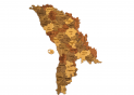 Harta R.M. (PUZZLE cu magneti) LEMN (585x470) HM002-1