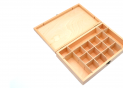 Cutie lemn ECO (capac lemn) 5.5*20*32/17 compart. EJ033