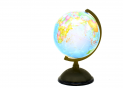 Glob politic 20cm EN (iluminat) PVC Alb/Albastru ML27-2 GL20.PVC