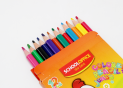 Creioane color 12 cul Jumbo (plastic) SO34