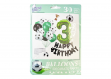 Baloane compozitii 30buc Fodbal (cu cifra) 232325