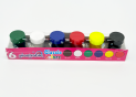 Guas set 6cul x 20ml cu pensula (pe suport) ML1-3 031566