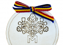 Suvenir magnet cerc Moldova,mica 6cm (mdf) MHMIC