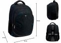 Ghiozdan ortopedic 16.5 Maxi negru (145-175cm) MX85118