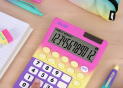 Calculator Milan 12 digiti (color) Pocket Sunset 159706SN