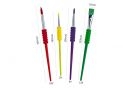 Pensula Conda sintetica 4buc plata+rotunda color A1001355