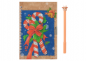 Carnet cu spira+lacat (ML116-5)set pix Christmas GK-3965