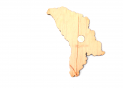 Suvenir magnet MOLDOVA (Lemn natural) MD1122