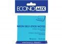 Notite autoadezive Economix 76x76mm/100foi (albastru) E20944-11