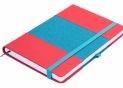 Agenda nedatata A5 128 foi cu elastic COMBI-9(cop.tare,piele) linii O20125-09