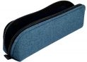 Penar 1 fermoar triunghiular moale, 20,5x5x4cm, albastru inchis MX85517