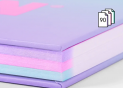 Registru A4 90foi (mate) Milan spira Sunset, purple 57143E90SNPR