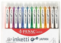 Pix gel cu mecanism Penac set 12culori 0.5mm Inketti BA3601EF-WP12