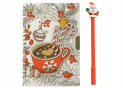 Carnet cu spira+lacat (ML116-5)set pix Christmas GK-3965