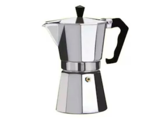 Ibric p/u cafea (inox) (6cani) cut neagra 237771