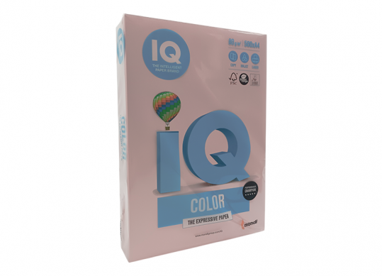 Hirtie color IQ A4 80gr 500foi Pale Flamingo OPI74-80