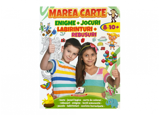 Carte Mare carte cu enigme jocuri si labirinturi 8-10 CN663356