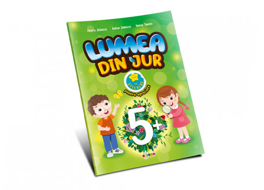 Carte Lumea din jur 5+ cu stickere PD0117