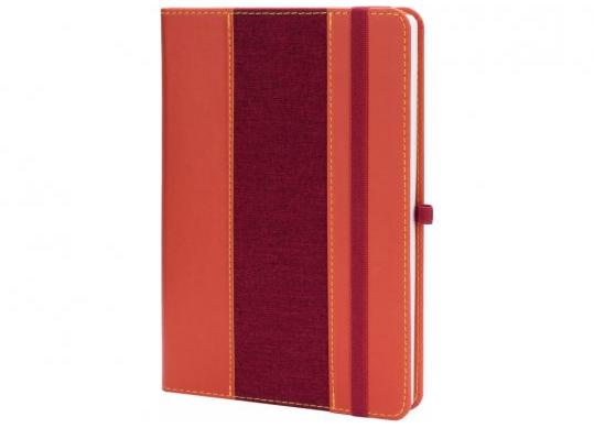 Agenda nedata cu elastic A5 128 foi COMBI-16cop.tare,piele) linii O20125-16