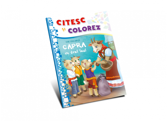 Carte Citesc si colorez Capra cui trei iezi (nou) PD0132