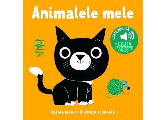 Carte cu ilustratii si sunete.Animalele mele CD6941