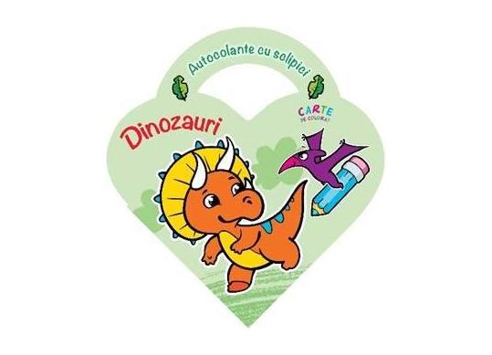 Carte Autocolante cu sclipici. Dinozauri CD7062