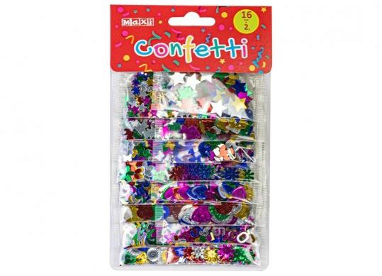 Confetti 16 forme/culori*2gr Maxi MX62628