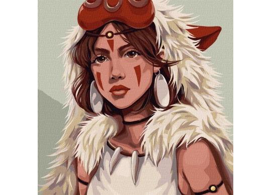 Tablou (40*40/cifre) Prin?esa Mononoke KNO4892