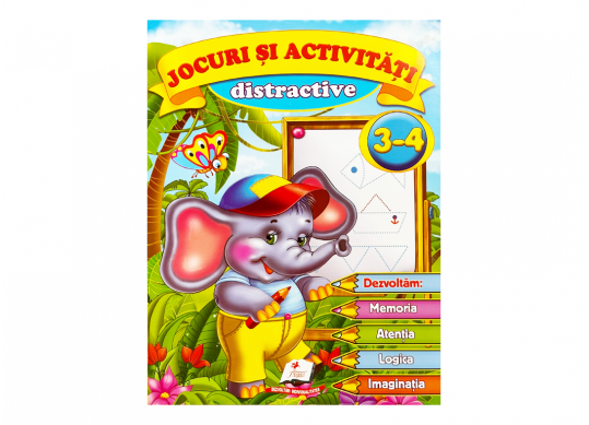 Carte JOCURI si ACTIVITATI distractive 3-4 CN471567