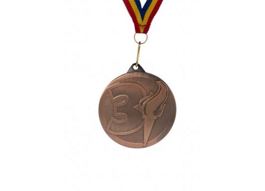 Medalie D60mm, 6064 B (bronza) cu panglica MMC6064B