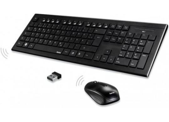 Keyboard Hama Cortino, Wireless +Mouse, Rus R1050426