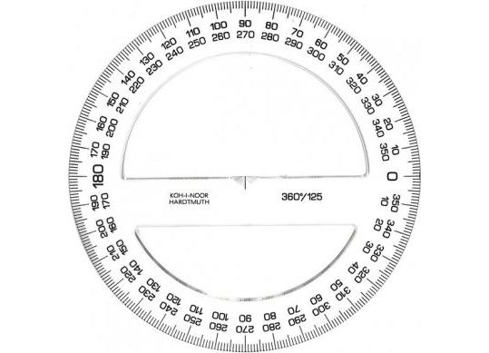 Raportor plastic Koh-i-Noor 360/12.5cm KH746328