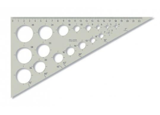 Echer plastic Koh-i-Noor 60/25cm (fumuriu) KH745920